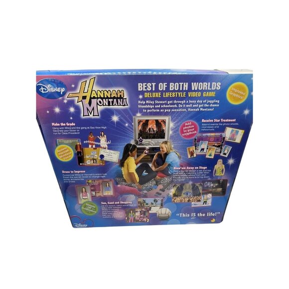 Disney Hannah Montana Plug & Play TV Game Includes Video Controller NEW - Picture 6 of 8